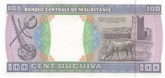 Mauretanien p4k 100 Ouguiya 2002